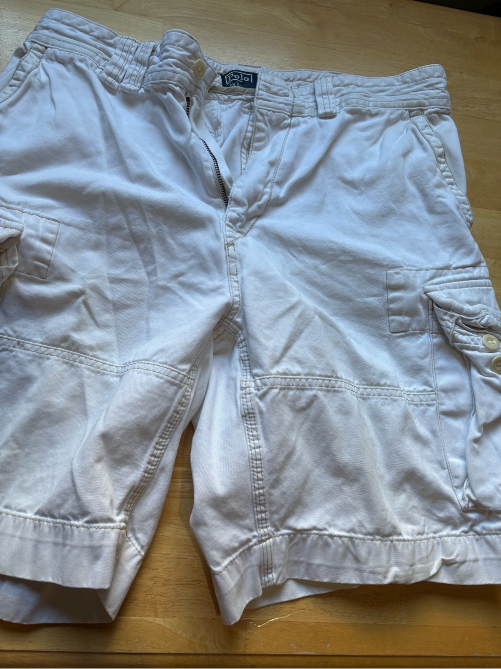 Polo by Ralph Lauren Men's White Cargo Shorts